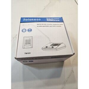 Retekess Dual-Way Window Counter Intercom/Interphone TW101